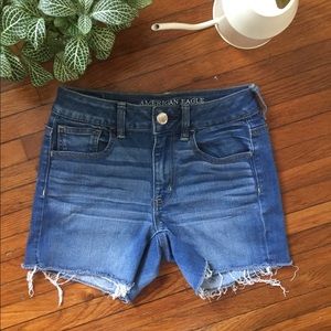 American eagle hi-rise shorts stretch sz 2